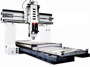 Does the gantry milling machine have a cooling system to control temperature?
